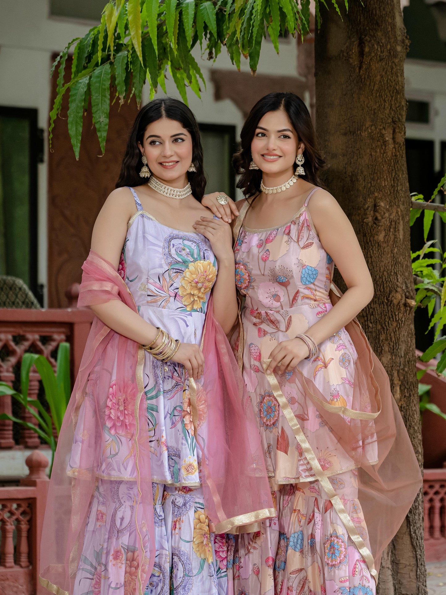 ✨ Presenting an Exclusive 3-Piece Set: Kurti, Palazzo & Dupatta ✨